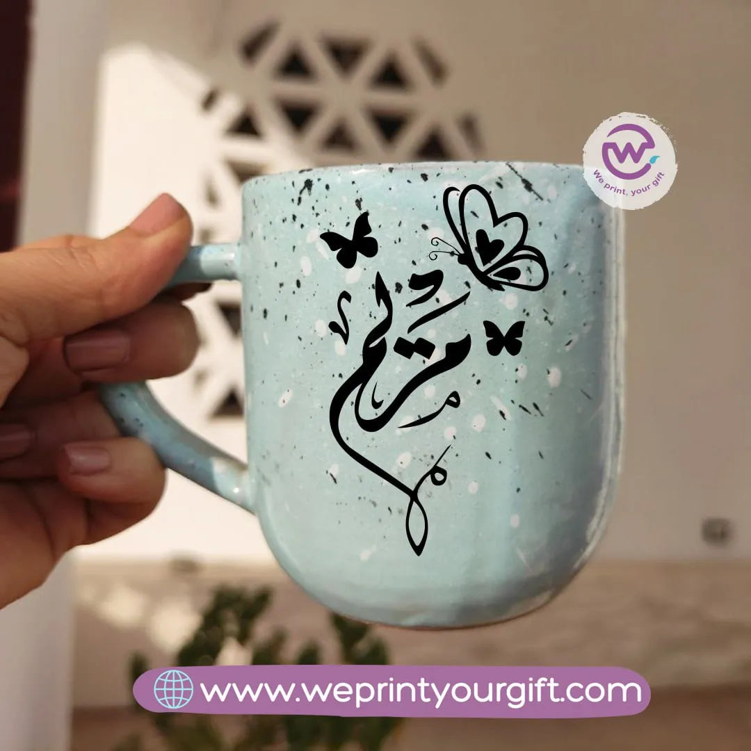 Baby Blue Pottery Mug - WE PRINT