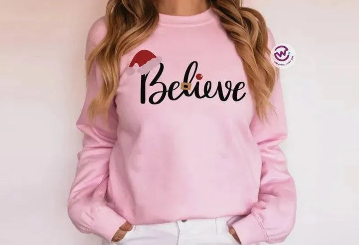 Adult Customized Hoodie - Christmas -Pink - WE PRINT