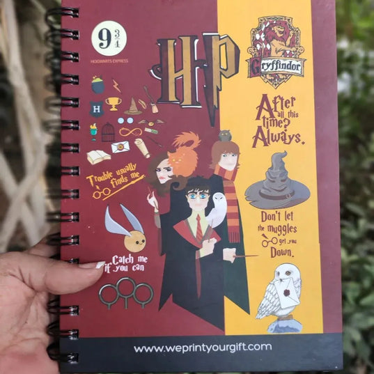 Agenda -( 75 papers -150 pages ) -Harry Potter - WE PRINT