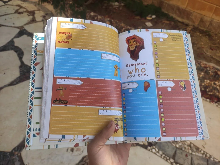 Agenda -( 75 papers -150 pages ) -The Lion King - WE PRINT