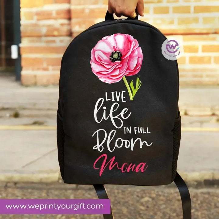 Backpack- English Inspirational quotes - WE PRINT