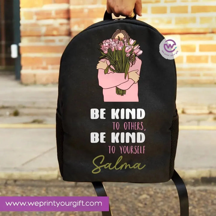 Backpack- English Motivational quotes - WE PRINT