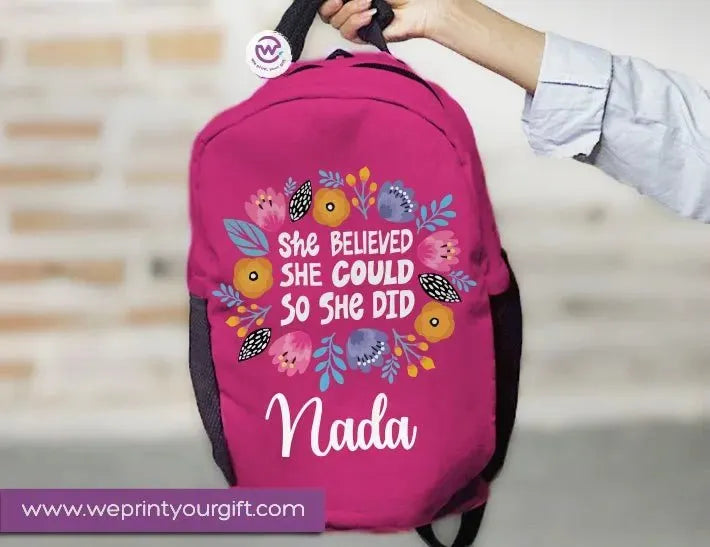 Backpack -English Quotes - WE PRINT