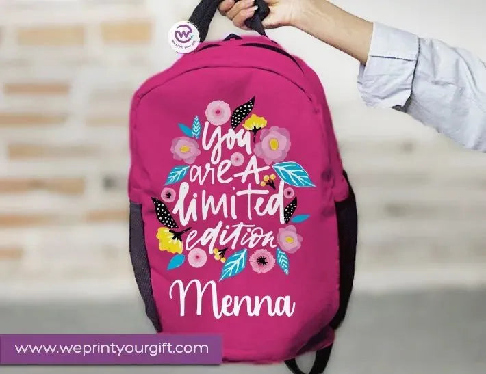 Backpack -English Quotes - WE PRINT