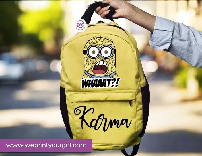 Backpack- Minions-New - WE PRINT