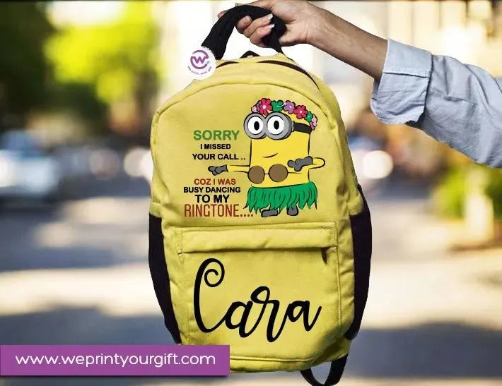 Backpack- Minions-New - WE PRINT