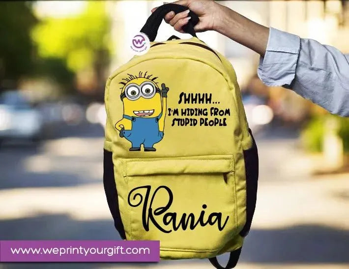 Backpack- Minions-New - WE PRINT