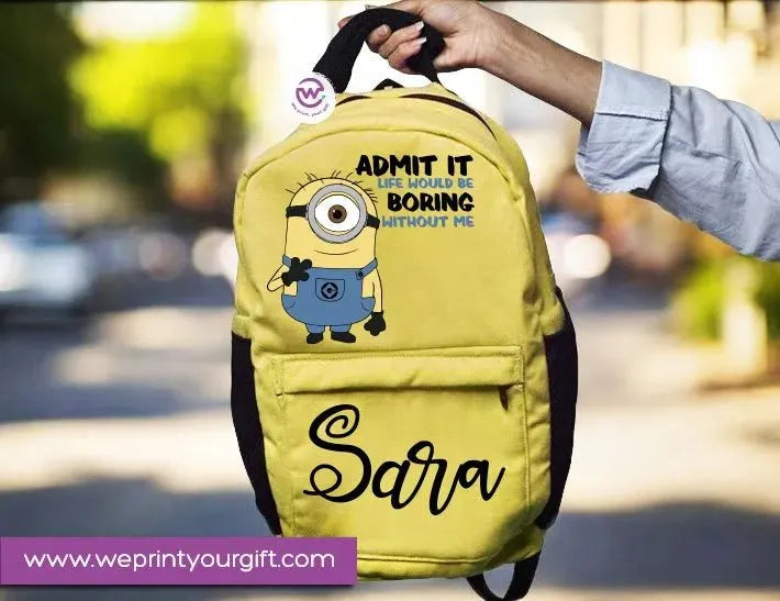 Backpack- Minions-New - WE PRINT