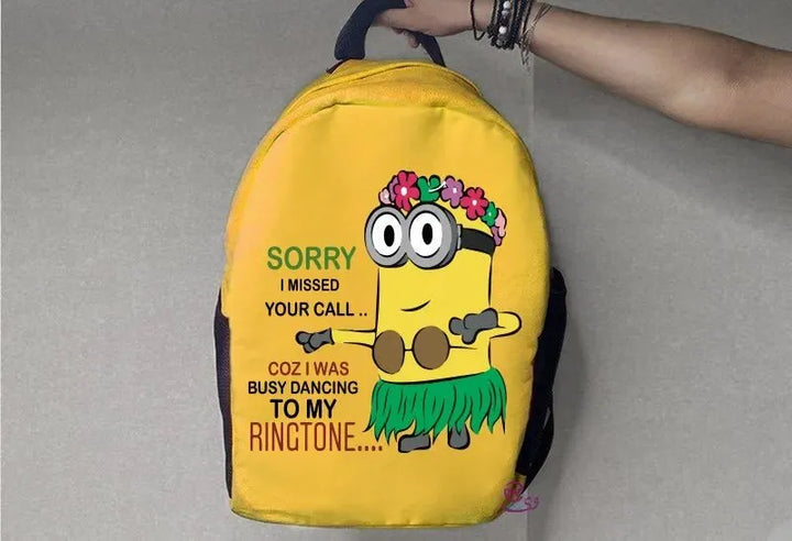 Backpack -Minions - WE PRINT