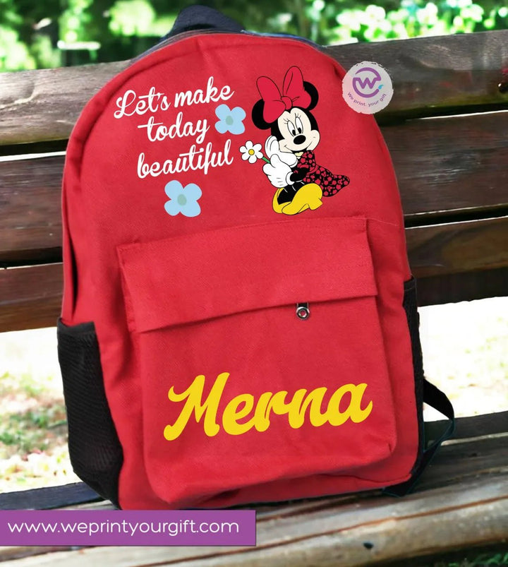 Backpack- Minni Mouse - WE PRINT