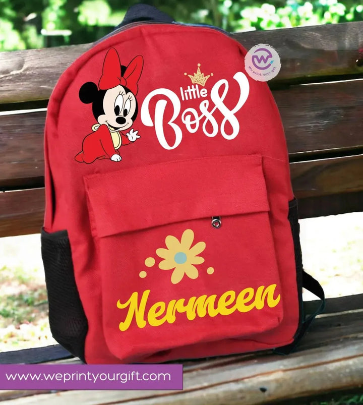 Backpack- Minni Mouse - WE PRINT