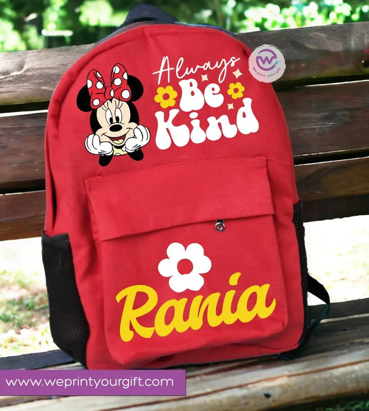 Backpack- Minni Mouse - WE PRINT