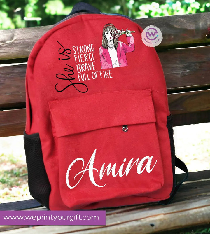 Backpack-Motivational quotes - WE PRINT