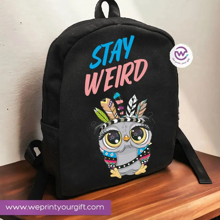 Backpack- owl - WE PRINT