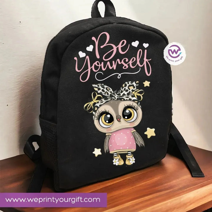 Backpack- owl - WE PRINT