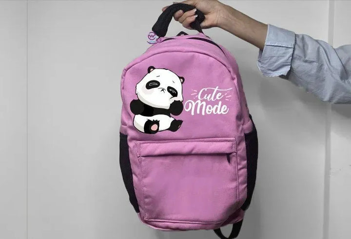 Backpack -panda - WE PRINT