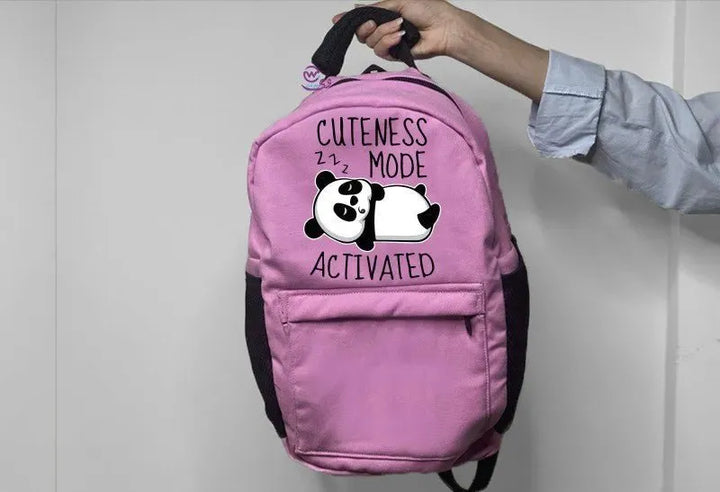 Backpack -panda - WE PRINT