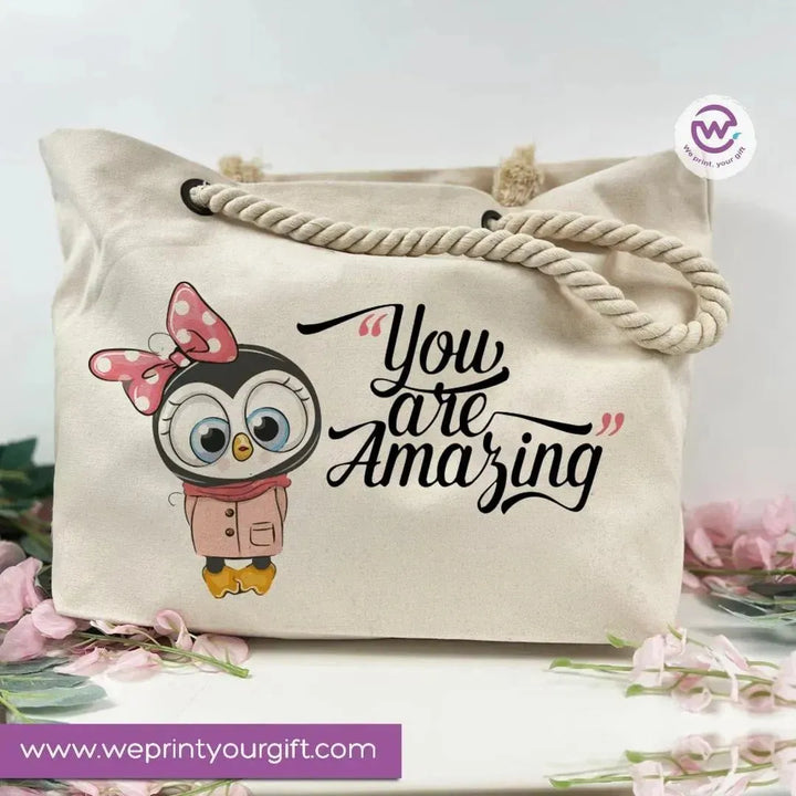 Beach-Bag -Owl - WE PRINT