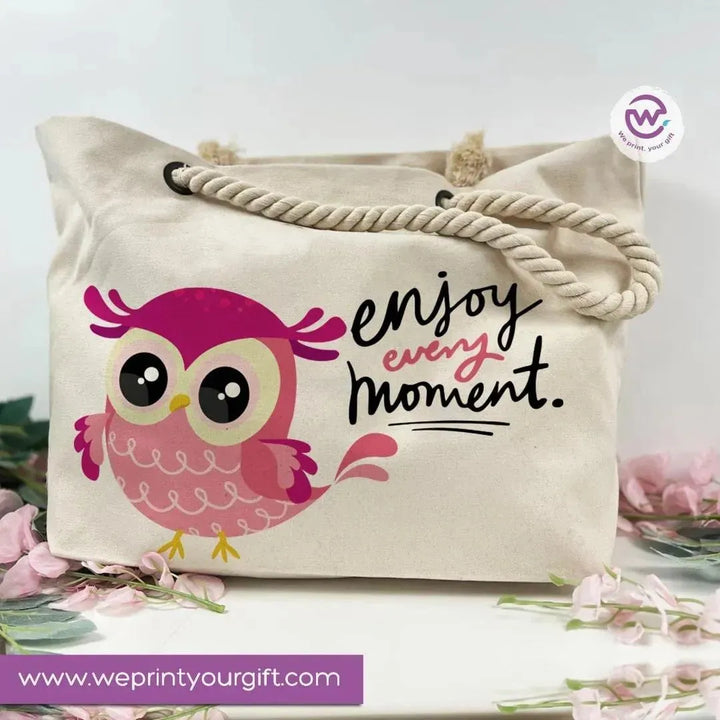 Beach-Bag -Owl - WE PRINT