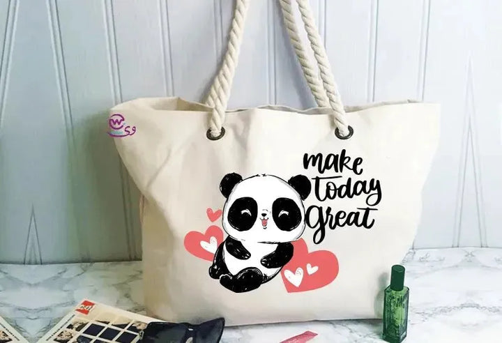 Beach -Bag- Panda - WE PRINT