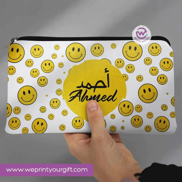 Canvas - Pencil Case -Arabic & english names - WE PRINT