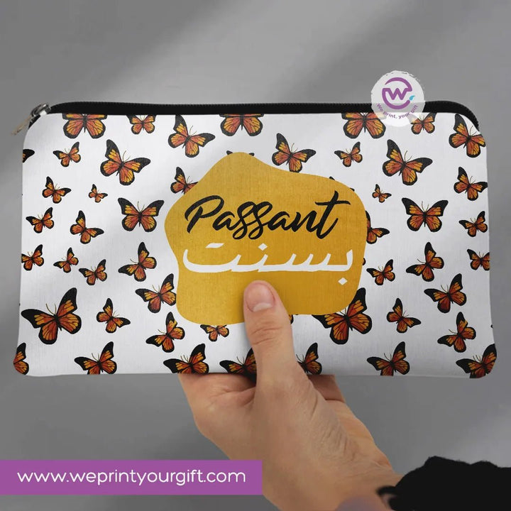 Canvas - Pencil Case -Arabic & english names - WE PRINT