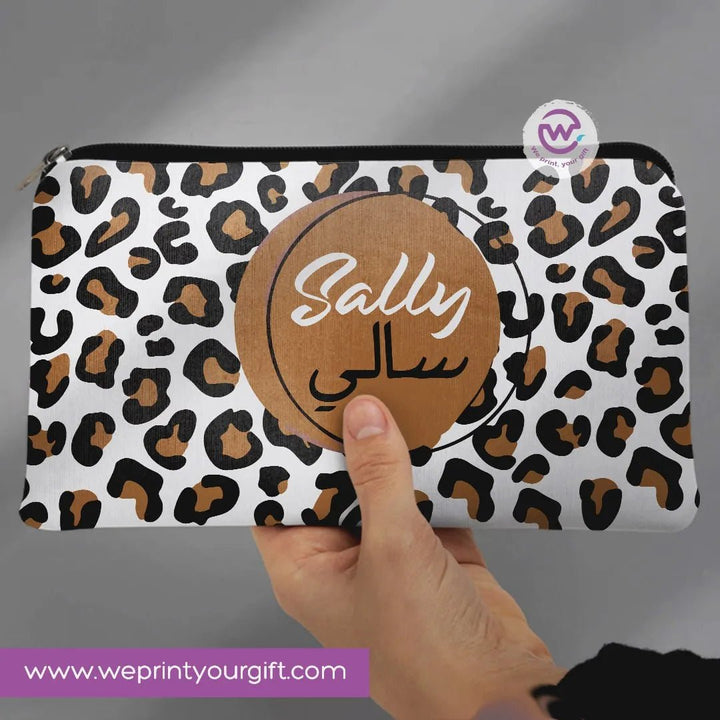 Canvas - Pencil Case -Arabic & english names - WE PRINT