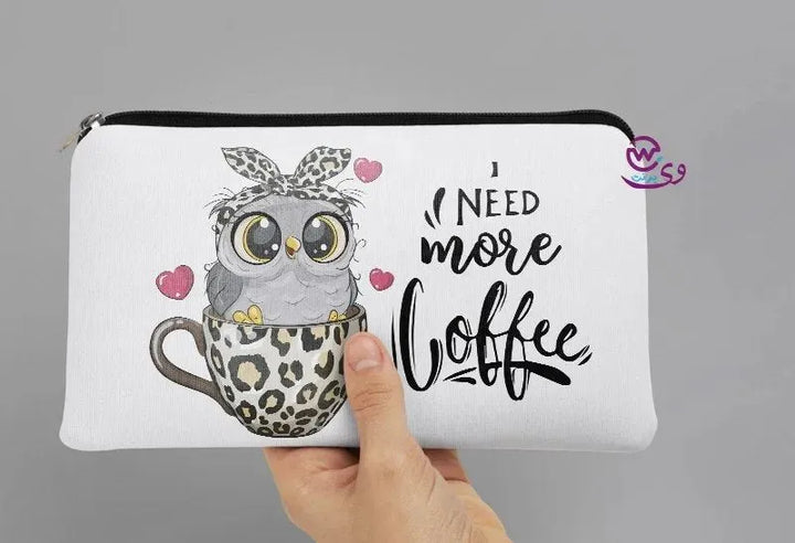 Canvas - Pencil Case -Cute owl - WE PRINT