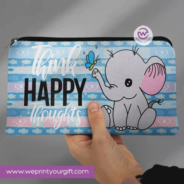 Canvas - Pencil Case -Elephant - WE PRINT