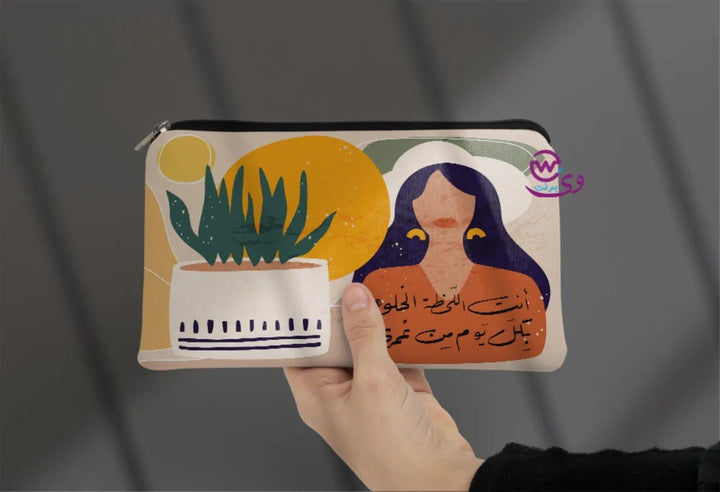 Canvas - Pencil Case -Line Arts - WE PRINT