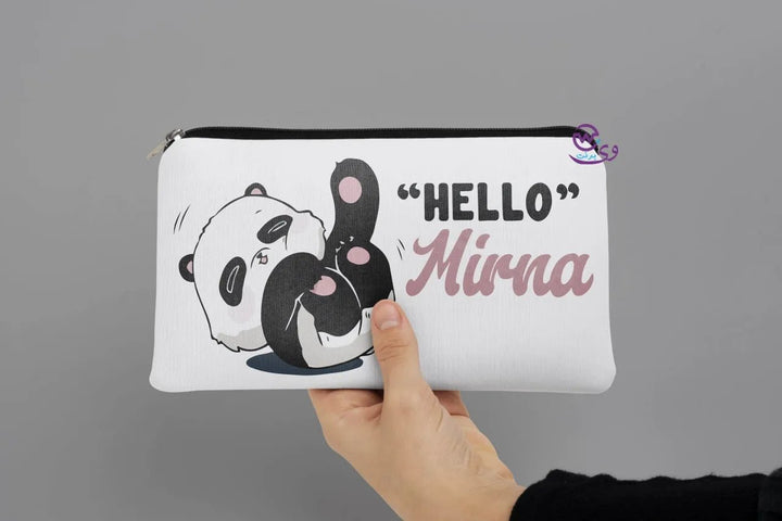 Canvas - Pencil Case - Panda - WE PRINT