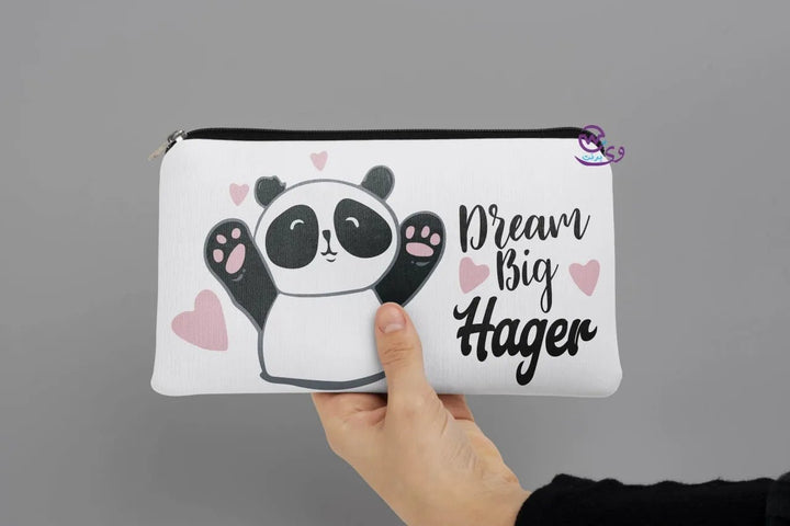 Canvas - Pencil Case - Panda - WE PRINT