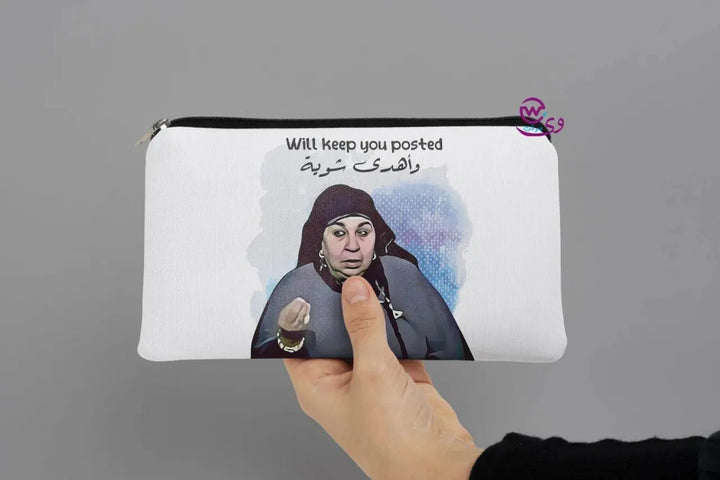 Canvas - Pencil Case -sarcasm meme - WE PRINT