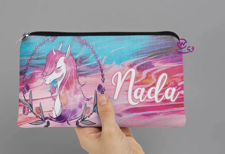 Canvas - Pencil Case - Unicorn Designs - WE PRINT