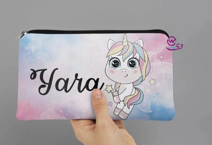 Canvas - Pencil Case - Unicorn Designs - WE PRINT