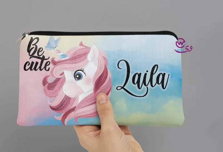 Canvas - Pencil Case - Unicorn Designs - WE PRINT