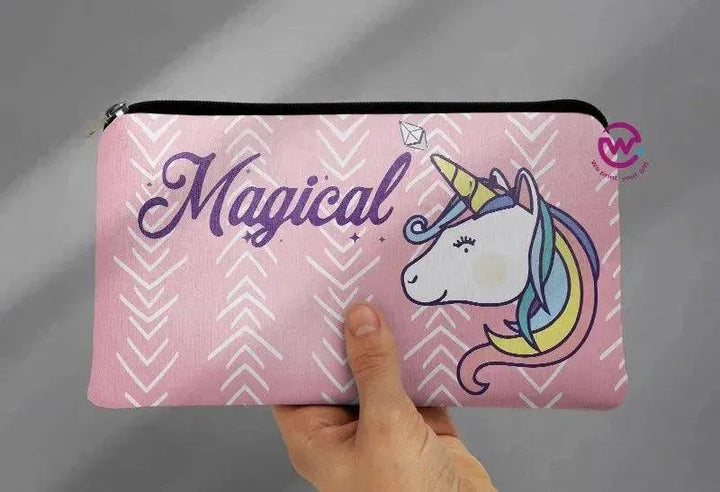 Canvas - Pencil Case - Unicorn - WE PRINT