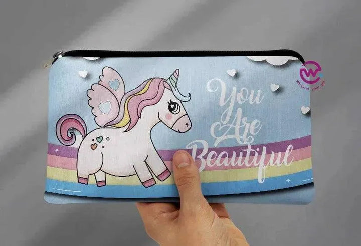 Canvas - Pencil Case - Unicorn - WE PRINT