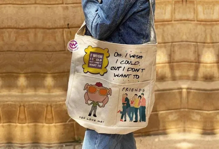 Cross Tote Bag - Friends - WE PRINT