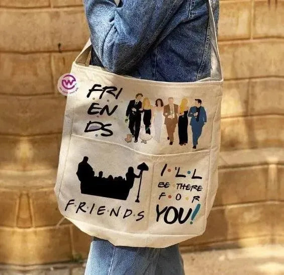 Cross Tote Bag - Friends - WE PRINT