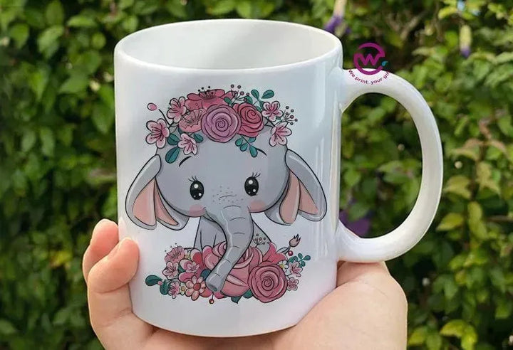 Custom Mugs-Ordinary-Elephant Designs - WE PRINT