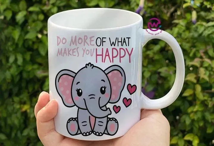 Custom Mugs-Ordinary-Elephant Designs - WE PRINT