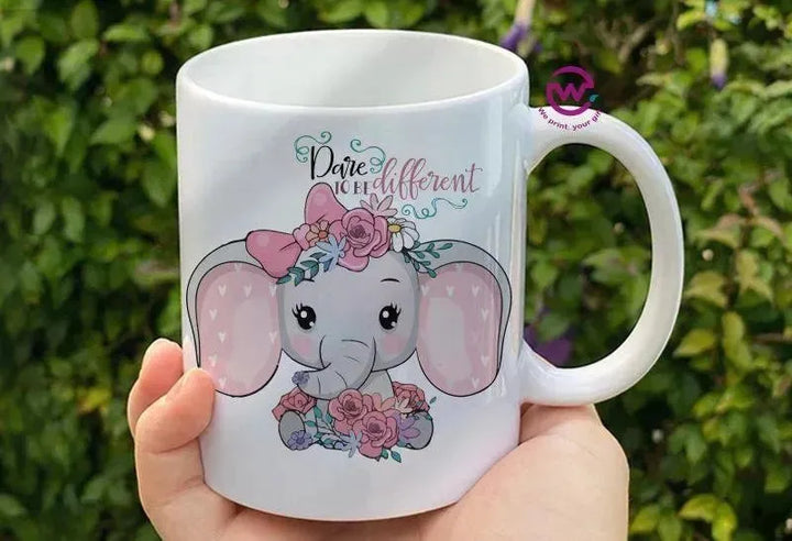 Custom Mugs-Ordinary-Elephant Designs - WE PRINT