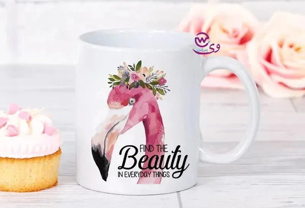 Custom Mugs-Ordinary -Flamingos - WE PRINT