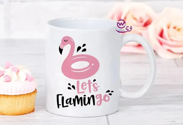 Custom Mugs-Ordinary -Flamingos - WE PRINT