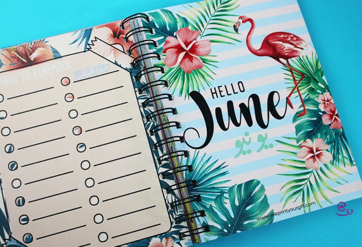 Daily Agenda-Flamingos - WE PRINT