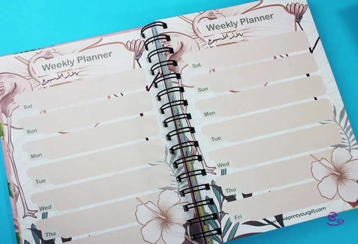 Daily Agenda-Flamingos - WE PRINT