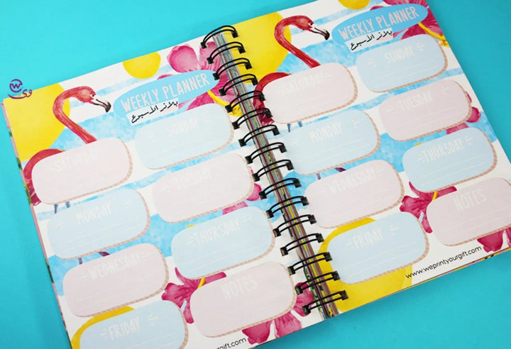 Daily Agenda-Flamingos - WE PRINT