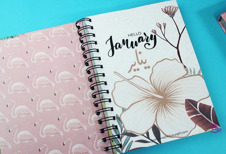 Daily Agenda-Flamingos - WE PRINT