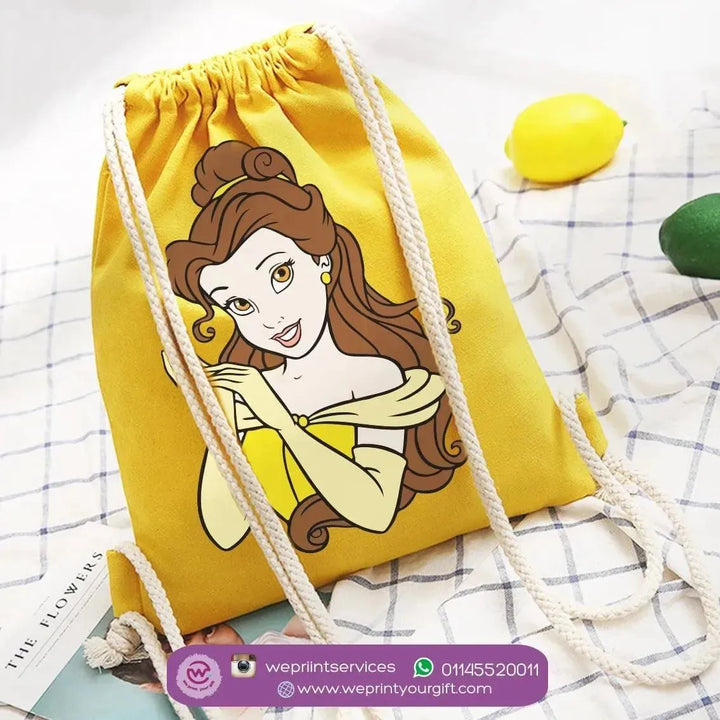 Drawstring Bag - beauty and the beast - WE PRINT